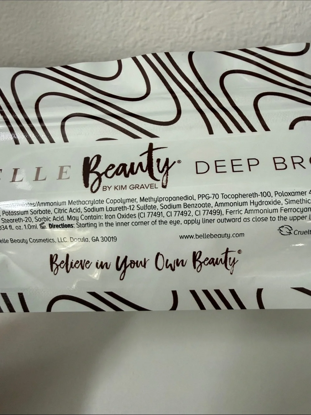 Belle by Kim Gravel Brown Liquid Eyeliner